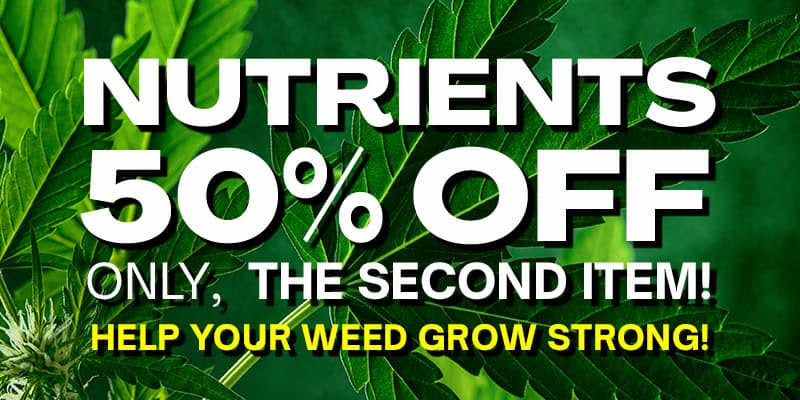 BLIMBURN SEEDS - Buy two Nutrients packs for Cannabis Grow and get 50% on the second unit. ( ends Oct 30 )