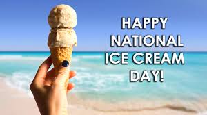 Happy Ice Cream Day from Pumpkins Freebies - Third Sunday in July